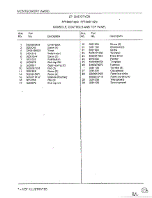 Console / Controls / Top Panel Page 2 parts for Frigidaire Dryer 8007-87D from AppliancePartsPros.com