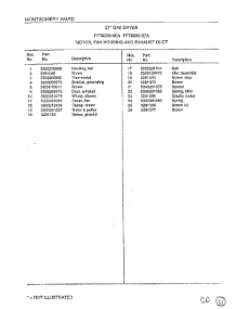 Motor / Fan Housing / Exhaust Duct Page 2 parts for Frigidaire Dryer 8289-80A from AppliancePartsPros.com