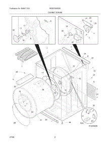 03 - Cabinet / Drum parts for Frigidaire Dryer AEQB7000EG0 from AppliancePartsPros.com