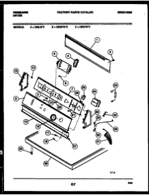 04 - Console And Control Parts parts for Frigidaire Dryer DEISFL3 from AppliancePartsPros.com