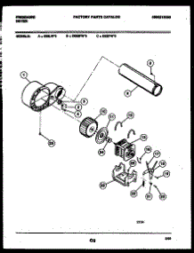05 - Blower And Drive Parts parts for Frigidaire Dryer DEISFL3 from AppliancePartsPros.com