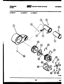 05 - Motor And Blower Parts parts for Frigidaire Dryer DESFL1 from AppliancePartsPros.com