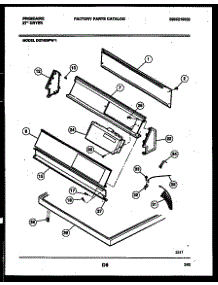 04 - Console And Control Parts parts for Frigidaire Dryer DG7400PW1 from AppliancePartsPros.com