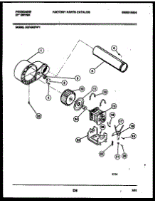 05 - Blower And Drive Parts parts for Frigidaire Dryer DG7400PW1 from AppliancePartsPros.com