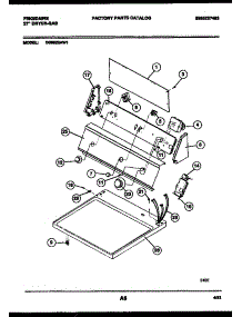 04 - Console And Control Parts parts for Frigidaire Dryer DG6520AL1 from AppliancePartsPros.com