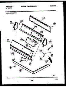 04 - Console And Control Parts parts for Frigidaire Dryer DG7400PW2 from AppliancePartsPros.com