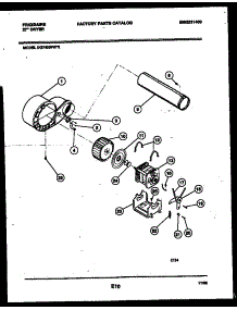 05 - Blower And Drive Parts parts for Frigidaire Dryer DG7400PW2 from AppliancePartsPros.com