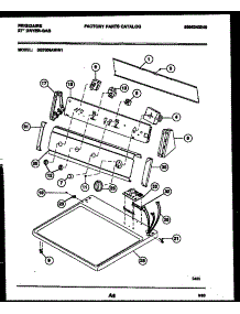 04 - Console And Control Parts parts for Frigidaire Dryer DG7000AWW1 from AppliancePartsPros.com