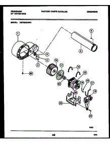 05 - Blower And Drive Parts parts for Frigidaire Dryer DG7000AWW1 from AppliancePartsPros.com