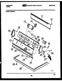 04 - Console And Control Parts parts for Frigidaire Dryer DGCSFW2 from AppliancePartsPros.com