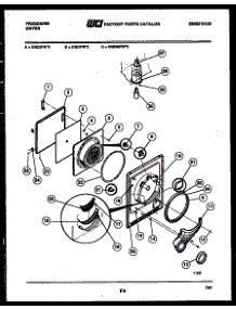 03 - Door Parts parts for Frigidaire Dryer DGDMFW2 from AppliancePartsPros.com