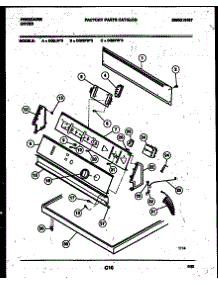 04 - Console And Control Parts parts for Frigidaire Dryer DGSFL3 from AppliancePartsPros.com