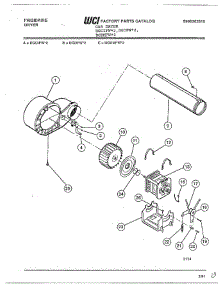 Frigidaire 27" Dryer - Gas - 5995210126 Frigidaire Electric Dryer Page 7 parts for Frigidaire Dryer DGCIFW*2 from AppliancePartsPros.com
