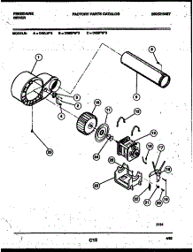 05 - Blower And Drive Parts parts for Frigidaire Dryer DGISFL3 from AppliancePartsPros.com