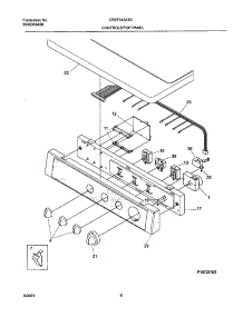 07 - Control Panel parts for Frigidaire Dryer CREF342AS0 from AppliancePartsPros.com