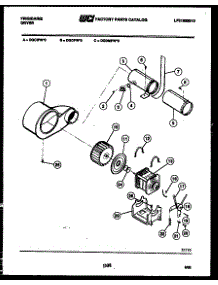 05 - Motor And Blower Parts parts for Frigidaire Dryer DGDMFL0 from AppliancePartsPros.com