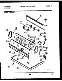04 - Console And Control Parts parts for Frigidaire Dryer DE6900RW1 from AppliancePartsPros.com