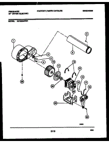 05 - Blower And Drive Parts parts for Frigidaire Dryer DE7200ADD1 from AppliancePartsPros.com