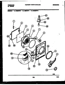03 - Door Parts parts for Frigidaire Dryer DEDFL4 from AppliancePartsPros.com