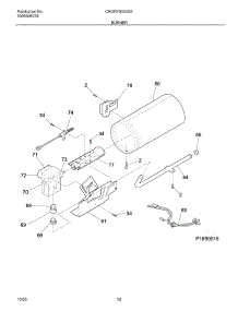 11 - Burner parts for Frigidaire Dryer CRGR7900AS3 from AppliancePartsPros.com