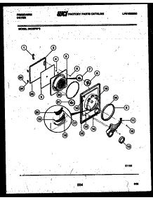 03 - Door Parts parts for Frigidaire Dryer DECSFL0 from AppliancePartsPros.com