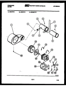 05 - Motor And Blower Parts parts for Frigidaire Dryer DECIFL0 from AppliancePartsPros.com