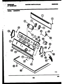 04 - Console And Control Parts parts for Frigidaire Dryer DG6900RW2 from AppliancePartsPros.com