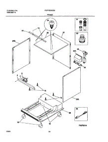 11 - Wrapper And Top parts for Frigidaire Dishwasher FDP750RCS0 from AppliancePartsPros.com