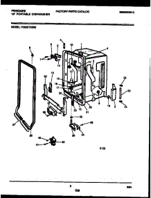 05 - Tub And Frame Parts parts for Frigidaire Dishwasher FDS251RBR0 from AppliancePartsPros.com