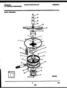 06 - Motor Pump Parts parts for Frigidaire Dishwasher FDS251RBR0 from AppliancePartsPros.com