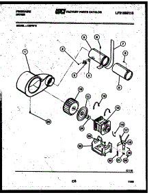 05 - Motor And Blower Parts parts for Frigidaire Dryer DEFW0 from AppliancePartsPros.com