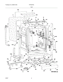 05 - Tub parts for Frigidaire Dishwasher FMP330RGB0 from AppliancePartsPros.com