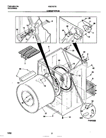 02 - Cabinet / Drum parts for Frigidaire Dryer FDE7977EW0 from AppliancePartsPros.com
