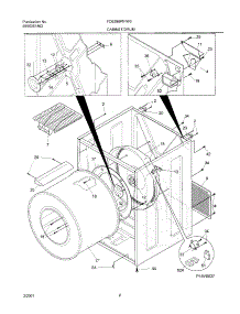 03 - Dry Cab,Heater parts for Frigidaire Dryer FDES69RHW0 from AppliancePartsPros.com