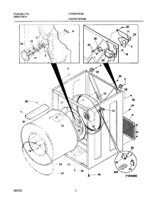 03 - Dry Cab,Heater parts for Frigidaire Dryer FDEB34RGS2 from AppliancePartsPros.com