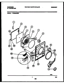 03 - Door Parts parts for Frigidaire Dryer FDG336NBS0 from AppliancePartsPros.com