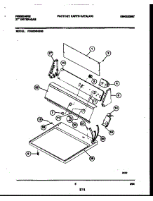 04 - Console And Control Parts parts for Frigidaire Dryer FDG336NBS0 from AppliancePartsPros.com