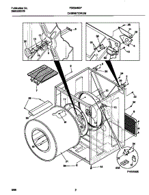 02 - Cabinet / Drum parts for Frigidaire Dryer FDE848GFT0 from AppliancePartsPros.com