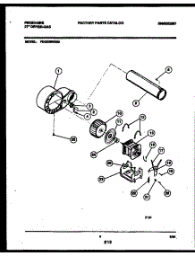 05 - Blower And Drive Parts parts for Frigidaire Dryer FDG336NBS0 from AppliancePartsPros.com