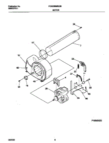 05 - Motor parts for Frigidaire Dryer FDG336MRES0 from AppliancePartsPros.com