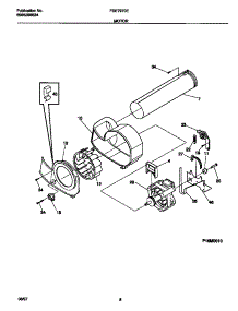 05 - Motor parts for Frigidaire Dryer FDE7970EW1 from AppliancePartsPros.com