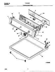 04 - Controls / Top Panel parts for Frigidaire Dryer FDG336NBS2 from AppliancePartsPros.com