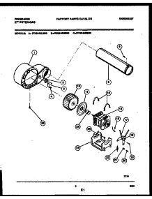 05 - Blower And Drive Parts parts for Frigidaire Dryer FDG546RBS0 from AppliancePartsPros.com