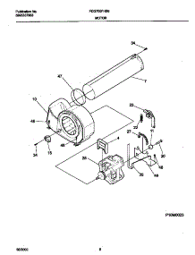 05 - Motor parts for Frigidaire Dryer FDG700FHS0 from AppliancePartsPros.com
