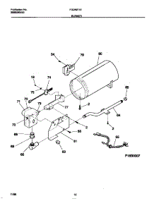 06 - Burner parts for Frigidaire Dryer FDG8971EW0 from AppliancePartsPros.com