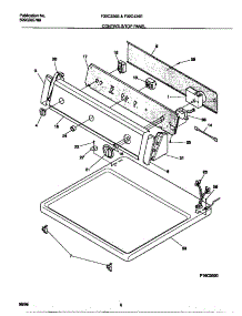 04 - Controls / Top Panel parts for Frigidaire Dryer F32C336ES0 from AppliancePartsPros.com