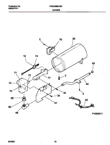 06 - Burner parts for Frigidaire Dryer FDG336MRES0 from AppliancePartsPros.com