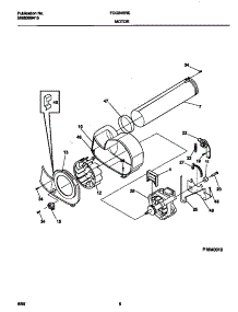 05 - Motor parts for Frigidaire Dryer FDG546RES2 from AppliancePartsPros.com