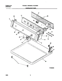 04 - Controls / Top Panel parts for Frigidaire Dryer FDE336NES0 from AppliancePartsPros.com