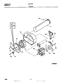 05 - Motor parts for Frigidaire Dryer FDE747RES0 from AppliancePartsPros.com